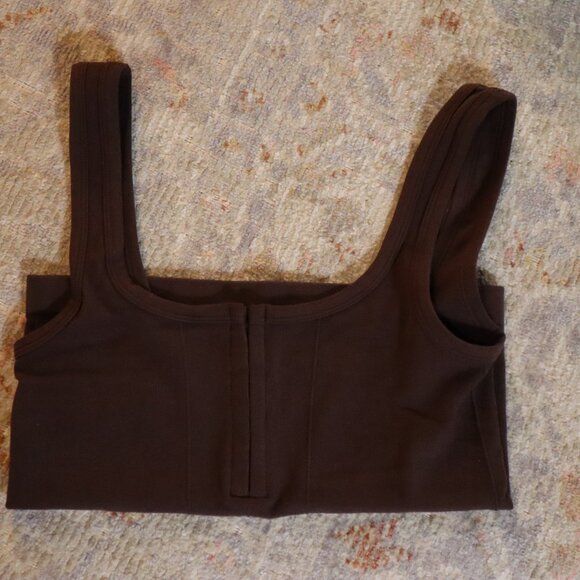 Free People Chocolate Tank NWOT M/L - Picture 7 of 7